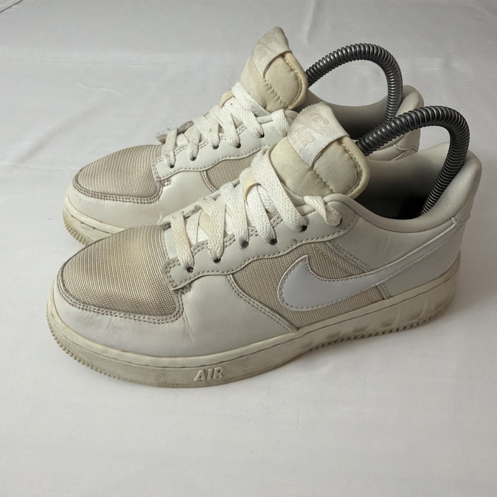 Nike Air Force 1 Unity Sail Phantom Light Cream Low Shoes - Size 4.5Y /6 Women's